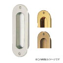 シロクマ 白熊印・MB-17 ソリッド小判長両手掛面付 仕上:ホワイトブロンズ