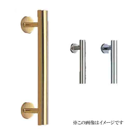 シロクマ 白熊印・ドアー取手 No.68 丸形取手 120　仕上げ：ホワイトブロンズ