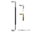 シロクマ 白熊印・ドアー取手 No.204 L形丸棒取手 大 仕上:金ウッド