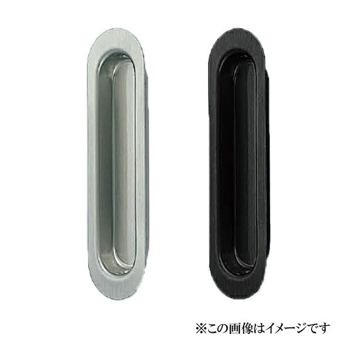 シロクマ 白熊印・ST-18 ステン プレーン戸引手 90　仕上：ブラック