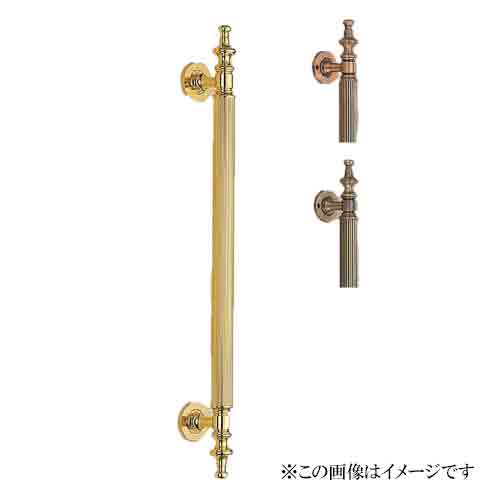 シロクマ 白熊印・ドアー取手 No.37 オリエント取手　大　仕上：純金