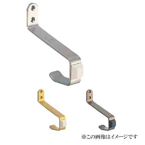 シロクマ 白熊印・RS-10 ステン フック付戸当り　仕上:ヘアーライン