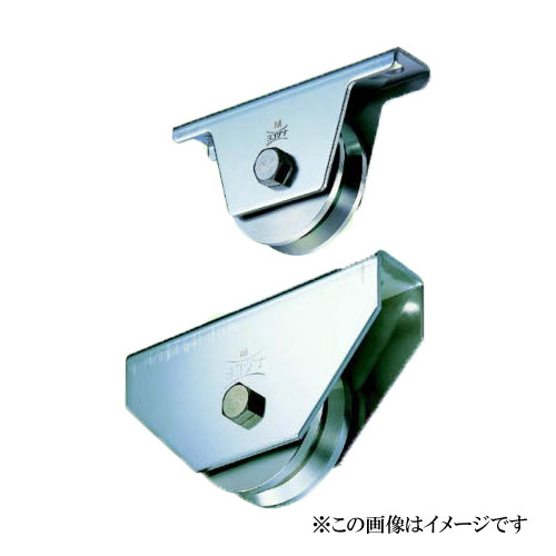 ヨコヅナ JBS-0905 ステンレス重量戸車 V型 90mm / 1個