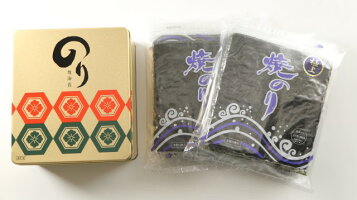 最高級ギフトには絶品【極上】焼海苔の缶入セット