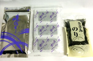 愛知県産の美味しい半切焼海苔と少し大きいサイズの絶品味付海苔