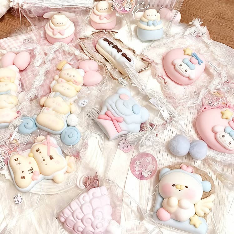 福袋 スクイーズ 6点/7点セット ケーキスクイーズ アイス お菓子 スイーツ ぷにぷに 低反発 ストレス解消 グッズ 水感スクイーズ もちもち 柔らかい 触感 おもちゃ 減圧 玩具 子供 大人 かわいい 韓国 SNS 話題 誕生日送料無料 todayfashion-10004361 TodayFashion サンプル画像2
