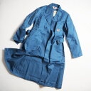 BEN DAVIS xfCrX VbvR[g BUTTON FRONT SHOP COAT/POSTMAN BLUE