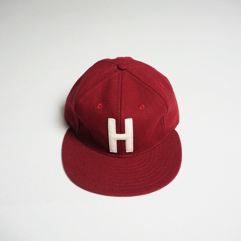 EBBETS FIELD FLANNELS エベッツフィールドフランネルズ ベースボールキャップ Harvard University 1950 Vintage Ballcap / CRIMSON