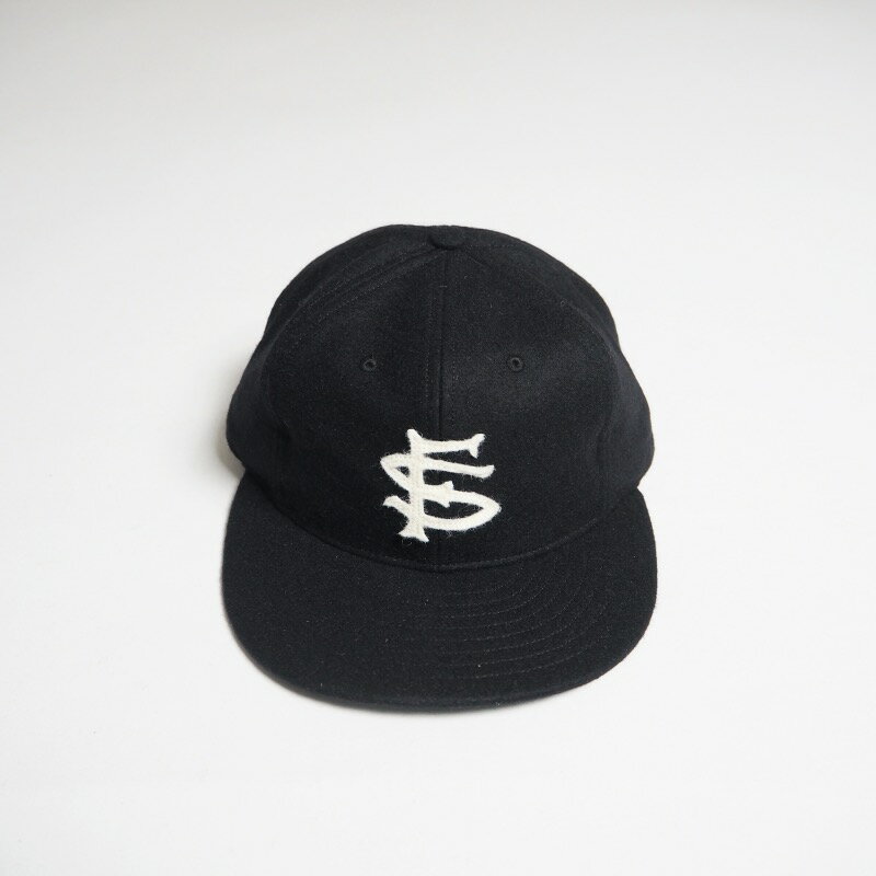 EBBETS FIELD FLANNELS エベッツフィールドフランネルズ ベースボールキャップ San Fransisco Seals 1955 Vintage Ballcap / BLACK