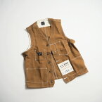 L.C. KING (POINTER BRAND) L.C. キング（ポインターブランド） ワークベスト BROWN DUCK SHELBY UTILITY VEST