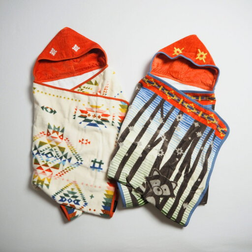 PENDLETON ペンドルトン フード付きキッズ&ベビー用タオル XB263 PRINTED HOODED TOWEL (121cm×58.4cm) / 2カラー