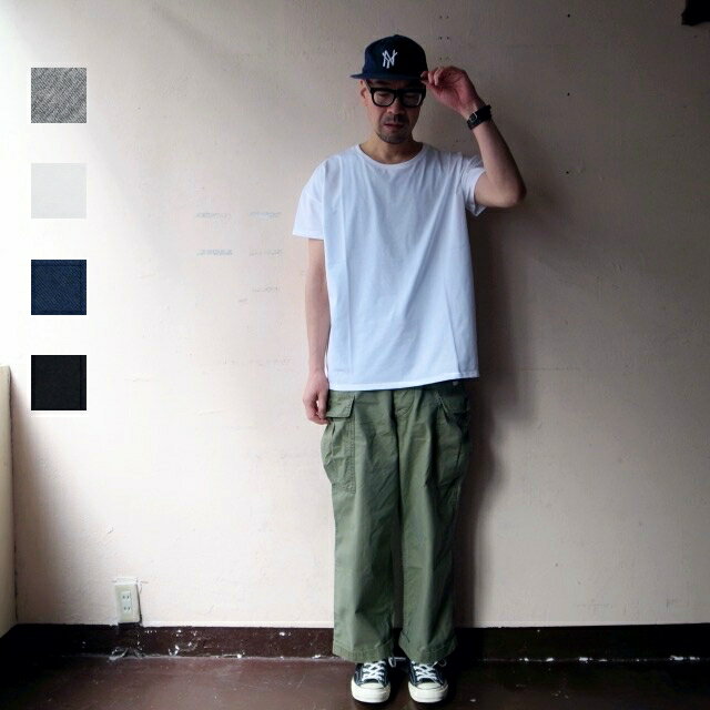 QUOTIDIEN コティディアン ワイドTシャツ #AV15005 SMOOTH JERSEY WIDE T-SHIRT / 4カラー