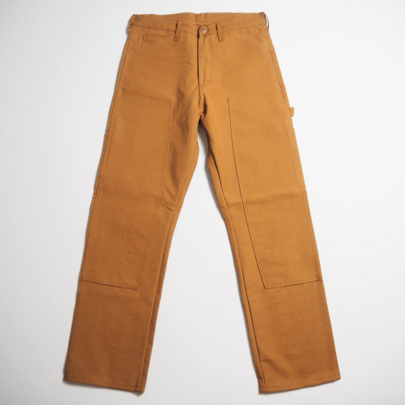 ROUND HOUSE ラウンドハウス MADE IN USA ダブルニーペインターパンツ #2202 BROWN DUCK DOUBLE FRONT PAINTER