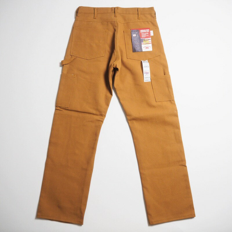 ROUND HOUSE ラウンドハウス MADE IN USA ダブルニーペインターパンツ #2202 BROWN DUCK DOUBLE FRONT PAINTER