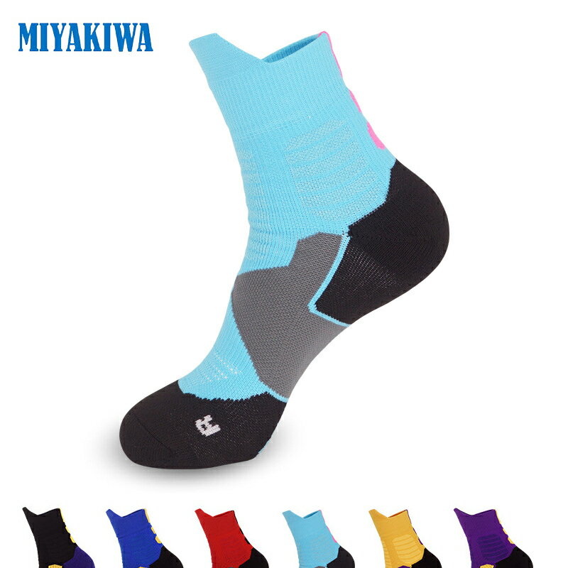 【3足購入1000円OFFクーポンで最安1足667円 】MIYAKIWA テニス 子供 レディース サッカー・フットサルソックス メンズソックス スキーソックス 滑り止めトレーニング 大人 靴下 綿 防臭 抗菌 中厚手 通気性 アウトドア ウェア 野球 バスケットボール バドミントン