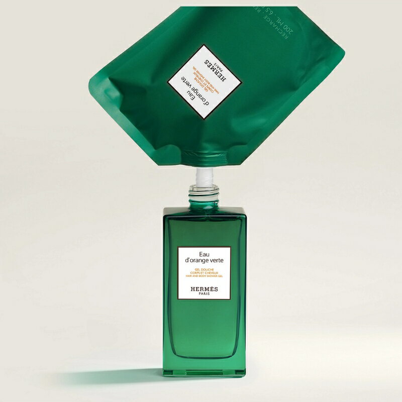 HERMES エルメス ヘア＆ボディ シャワージェル #オー ドランジュ ヴェルト 200ml〈...