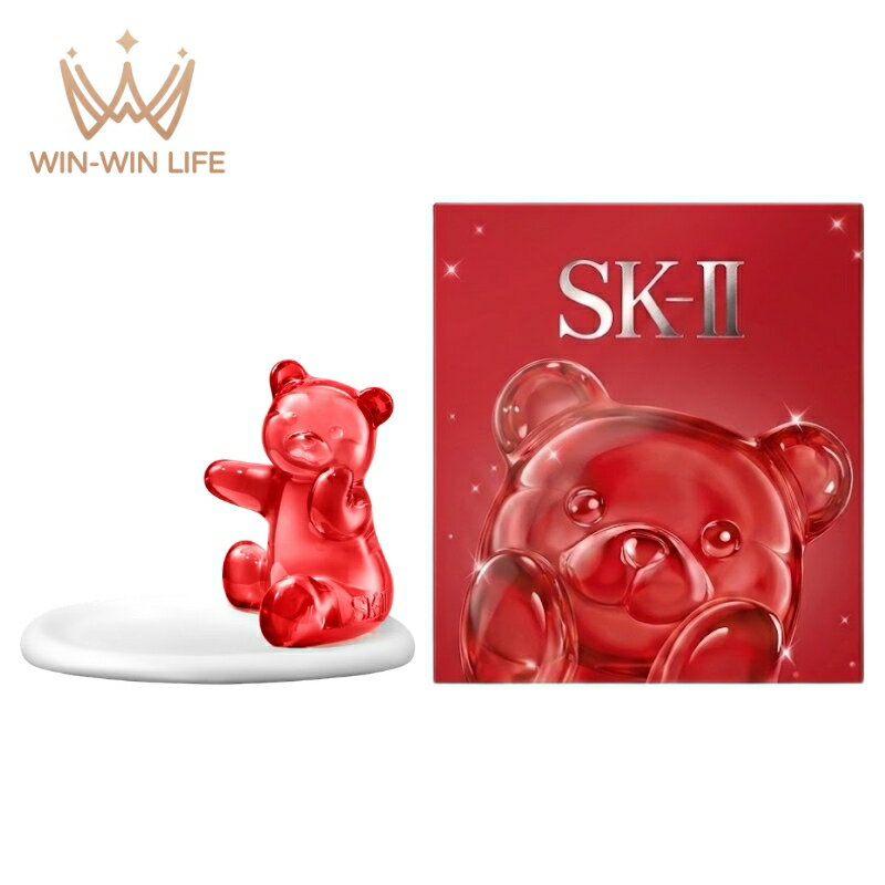 Rakuten - SK-II エスケーツー ピテクマトレイ 限定品 記念品 アクセサリートレイ ジュエリートレイ アクセサリースタンド 宝石皿 小物入れ 収納 収納トレイ レッド クマ 熊 ベア 可愛い ジュエリー アクセサリー オブジェ リングピロー コレクション 飾り プレゼント ギフト SK2