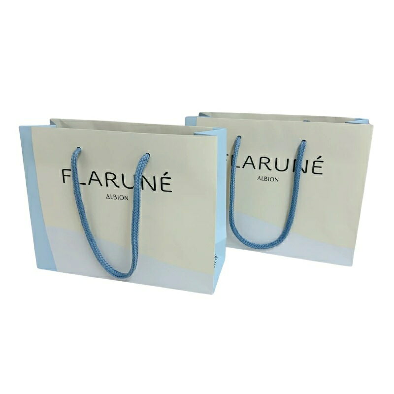 ネコポス速達！アルビオン ALBION albion純正 国内正規品 正規ショッパー ショッパー 正規店ペーパーバッグ ペーパーバッグ 紙袋 ブランド紙袋 ショッパー ブランドショッパー ショッピングバック ショップ袋 ショッピング袋 FLARUNE フラルネ限定 中/M 23×18×8cm 1枚