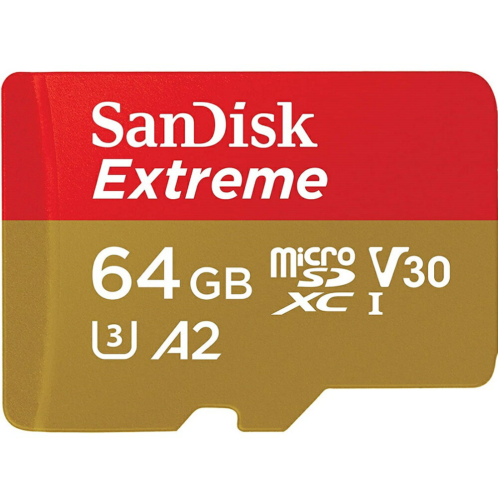 SanDisk Extreme ޥsd microSD 64GB microsd SanDisk ǥ UHS-I U3 4K A2 10 R:170MB/s W:80MB/s SDSQXAH-064G-GN6MN ѥå