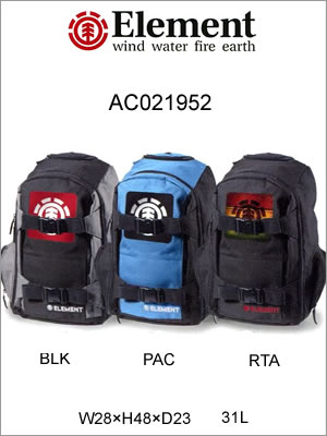 【ELEMENT】エレメントBACK PACK(バックパック)