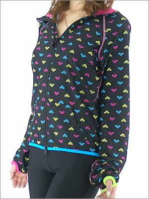 【ROXY】ロキシーWOMENSラッシュガードレディース水着、UVカット素材