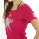 【VIXEN ROSE】 ヴィクセンローズWOMEN'S スタープリントワッフルTEE全3色有り