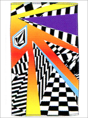 2010新作！【VOLCOM】ボルコムバスタオルDUSTY MODELVOLCOMライダーシグネイチャーシリーズ！たたみ1畳サイズのBIGタオル