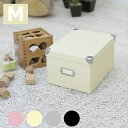 マジックボックス Mサイズ 収納ボックス フタ付き 収納箱 収納カラーボックス ふた 簡単組立 押入れ収納 折りたたみ 整理 衣類整理 たためる 重ねる ケース箱 DVD収納 衣替え おしゃれ シンプル インテリア雑貨 一人暮らし ルーモナイズ