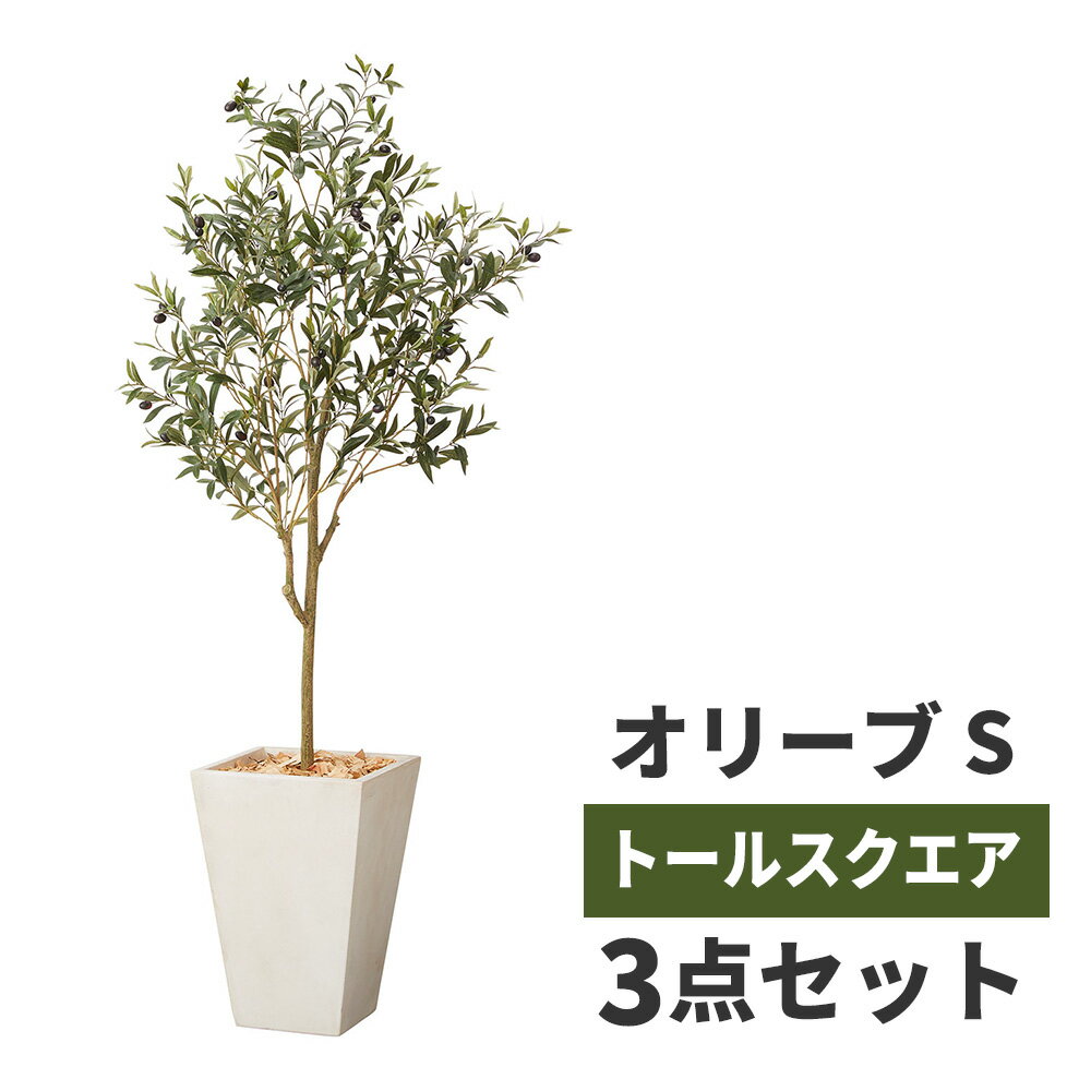 観葉植物 大型 オリーブの木 鉢カバー セット 高品質 アーティフィッシャルフラワー 造花 人工観葉植物 フェイクグリーン インテリア オフィス ホテル サロン 医院 飲食店 ショップ 自宅 リビング 寝室 枯れない 臭わない 水不要 衛生的 おしゃれ テレワーク 癒し