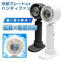 ハンディファン 冷却プレート 付き 2024 最新 首かけ USB 扇風機 充電式 卓上扇風機 首掛け扇風機 角度調整 ネック ストラップ 首かけ 首から下げる...