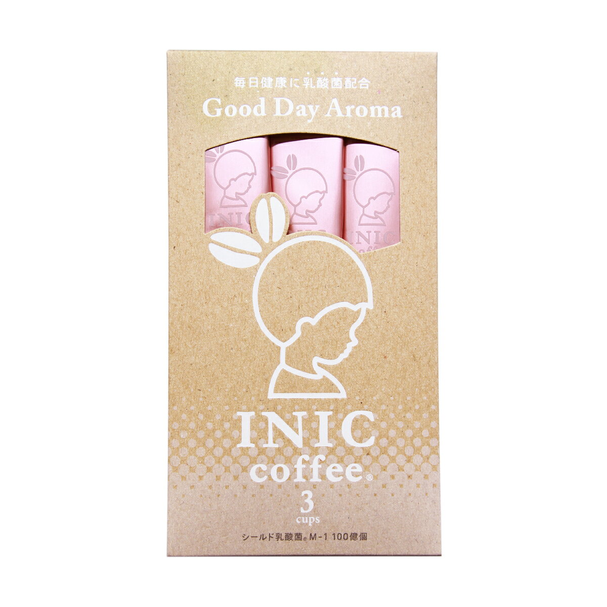 グッドディアロマ 3本 イニック INIC 乳酸菌 高級パウダーコーヒー インスタント ギフト