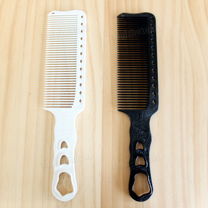 送料無料 Y.S.PARK Professional クリッパーコーム Flattop Comb YS-282 刈り上げコーム 黒・白 ブラック ホワイト …