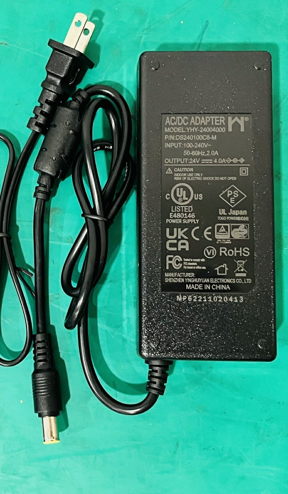 【公式販売店】Togo Power ACコード アダプター 電源用アダプター ポータブル電源用アダプター ポータブル電源チャージ用 予備用