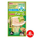 【在庫処分セール】 いなば 植物ちゅ〜るささみ 14g×4本 ×6袋 犬用フード 犬用おやつ 国産 【賞味期限 2025.6.30】