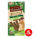 【在庫処分セール】 またたびプラス デンタルケア 歯みがきスティック ササミ 25g ×5袋 ペティオ 猫用フード おやつ【賞味期限 2025.8.30】