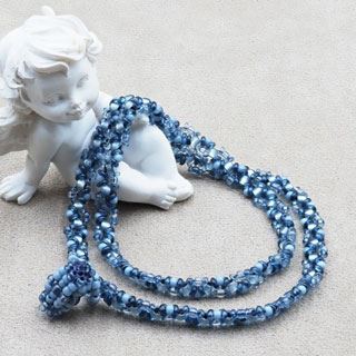 AK-213 (すくも藍キット)グラデーションブレスレット ★藍 【トーホービーズ公式：ファクトリー直送】
