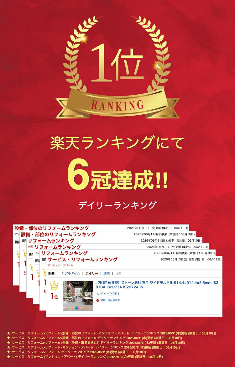 【＼着後レビューで500円プレゼント！／】【ケース売】ストーン床材 石目 ワイドモルタル 914.4×914.4×2.5mm IS2070A IS2071A IS2072A IS2073A IS2074A IS2075A サンゲツ フロアタイル ストーン STONE 「SANGETSU FLOORTILE 2023-2026」石目調 正方形 タイル 【送料無料】