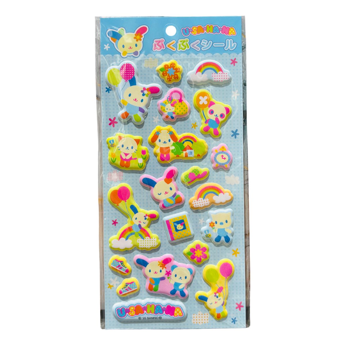 サンリオ ウサハナ ぷくぷくシール (US09-01)