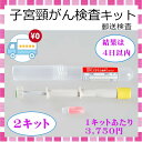 【送料無料】検査キット 子宮頸がん 女性 定期検査 2セット 自宅 早期発見 女性ガン 健診キット 検診キット レディース 郵送検査