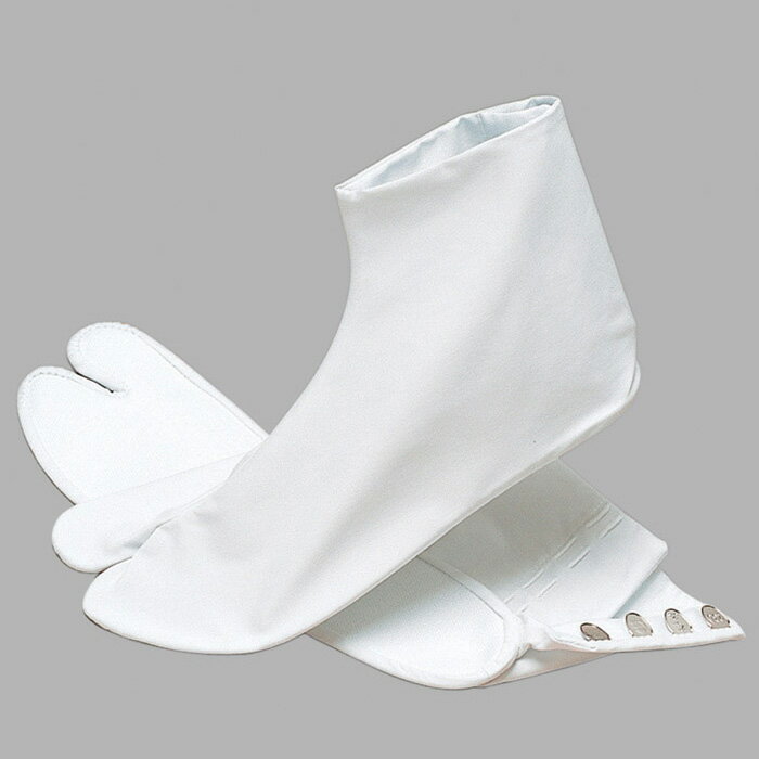 【 2足セット ゆたか型 】福助 のびるはっ水加工綿足袋 4枚コハゼ 白足袋 ストレッチ 撥水 雨用 幅広め 甲高め レディース 日本製 22.0cm 22.5cm 23.0cm 23.5cm 24.0cm 24.5cm 0001-03006-C
