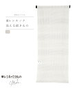 【 反物単品 / 東レシルック 絽小紋 】(変わり市松横段:アイスベージュ) 洗える着物 洗える絽小紋 洗える 着物 きもの 東レ シルック 反物 生地 未仕立...