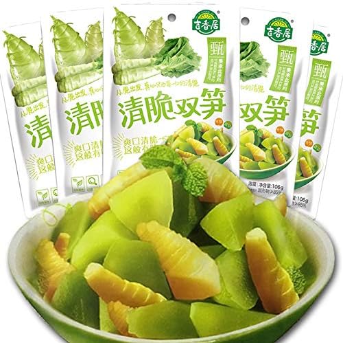 5袋入 吉香居 清脆双笋 味付けザーサイ たけのこ 味付け おつまみ 惣菜 漬け物 漬物 おかず 中華食材 中華物産 106g*5袋入 5袋入 吉香居 清脆双笋 味付けザーサイ たけのこ 味付け おつまみ 惣菜 漬け物 漬物 おかず 中華食材 中華物産 106g*5袋入