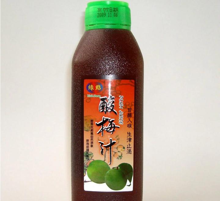 ジュース 酸梅汁 冬瓜茶 緑点 460ml 