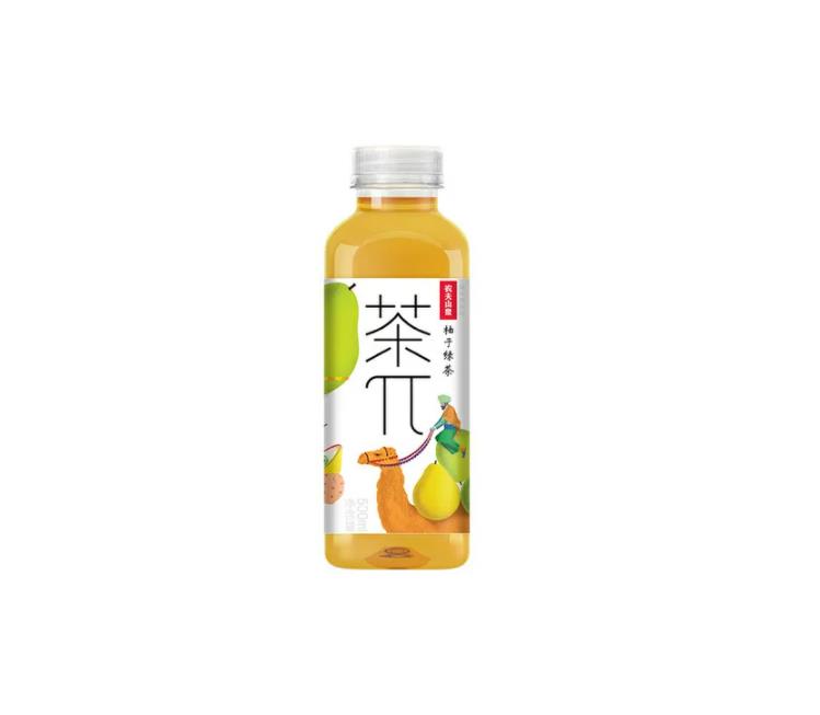 農夫山泉 茶Π ゆず緑茶 柚子緑茶 500ml 1本入り