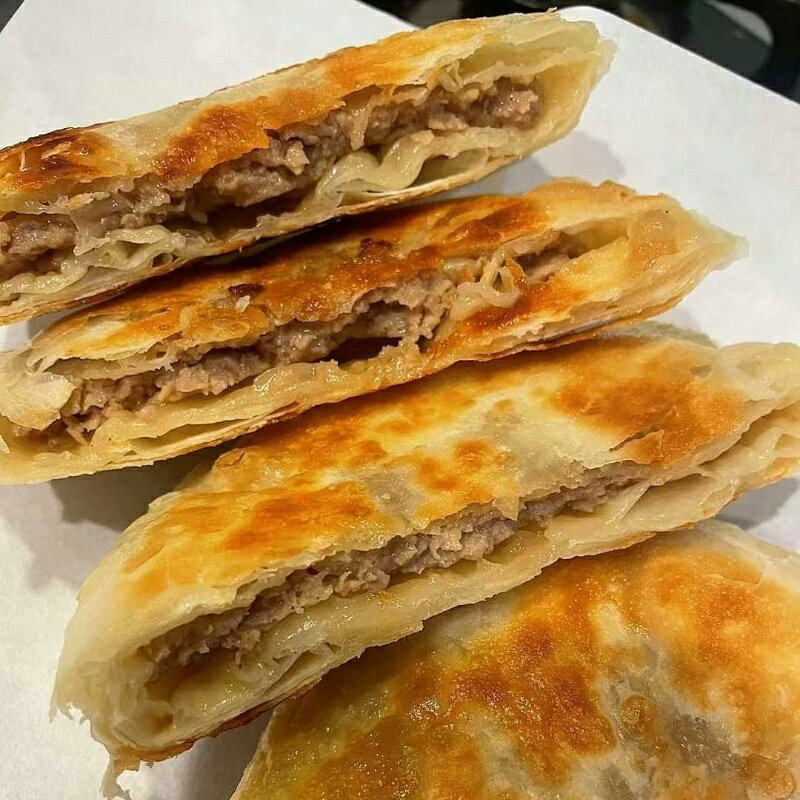 餡餅 牛肉酥皮餡餅 牛肉入りパイ 牛肉酥皮馅饼 孜然羊肉餡餅 小辛 羊肉餡餅 生餡餅 中華料理 中華物産 約300g(3枚入)