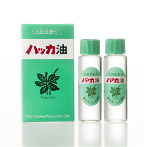 ハッカ 北見ハッカ 北見薄荷通商 ハッカ油 詰替え リフィル　(12ml×2本)