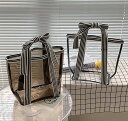 ハンドルリボン プールバッグ クリアバッグ レディース トートバッグ 透明 バッグ ビニールバッグ 防水バック スイムバッグ ビーチバッグ 透明バッグ 手提げ バッグ 大人 PVC 軽量 軽い 大きめ おしゃれ かわいい 海 プール 送料無料