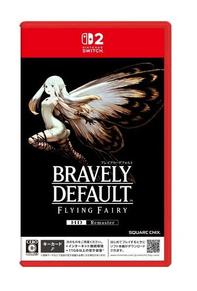 商品情報詳細使命に抗う勇気はあるか。王道RPG「ブレイブリー」シリーズの第一作にして、後に『オクトパストラベラー』を生み出す原点にもなった作品『ブレイブリーデフォルト フライングフェアリー』がより美しく、遊びやすくなってNintendo Switch 2 に登場。クリスタルをめぐる光の戦士たちのストーリー、ジョブチェンジを駆使するコマンドバトルにくわえ、現世代に合わせた快適性の向上や、新規ミニゲームも収録。褪せることのない、光と影の物語が蘇るブレイブリーデフォルトフライングフェアリー HDリマスター 【Switch2】　4988601011914 4988601011914 5