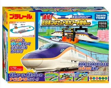 タカラトミー 連結!E8系つばさ&トミカアーチ踏切セット