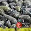 黒玉石 1分 (約5-15mm ) 100kg (20kg×5袋)【在庫限り】 | 庭 砂利 石 おしゃれ ガーデニング ガーデン 玉石 玉砂利 小粒 黒 グレー 那智 代用 園芸 坪庭 神社 仏閣 手水 参道 日本 庭園 和 洋 モダン diy エクステリア 外構 19,875円